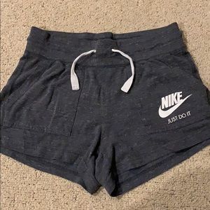 Gray cloth Nike shorts